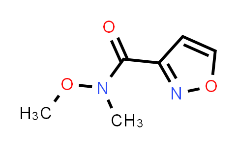 189096-90-0 | N-methoxy-N-methyl-1,2-oxazole-3-carboxamide