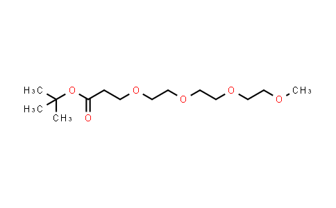 CAS No. 883554-11-8, tert-Butyl 3-{2-[2-(2-methoxyethoxy)ethoxy]ethoxy}propionate/m-PEG4-t-butyl ester