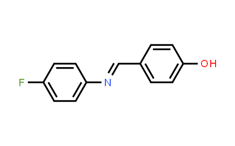 CAS No. 3382-63-6, 4-[[(4-Fluorophenyl)imino]methyl]-phenol