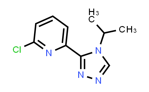 CAS No. 1952356-91-0, 2-chloro-6-(4-isopropyl-4H-1,2,4-triazol-3-yl)pyridine