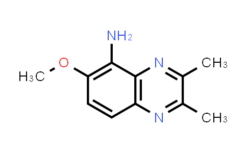 CAS No. 32387-83-0, 6-methoxy-2,3-dimethylquinoxalin-5-amine