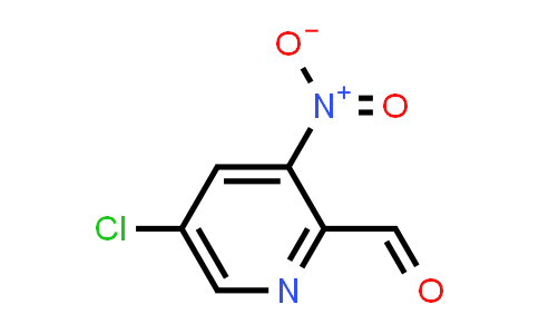 CAS No. 1086838-13-2, 5-Chloro-3-nitropyridine-2-carboxaldehyde