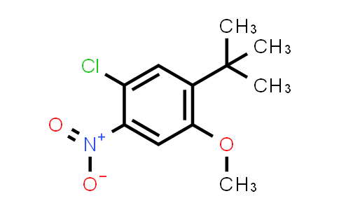 CAS No. 1823234-64-5, 1-tert-Butyl-5-chloro-2-methoxy-4-nitrobenzene
