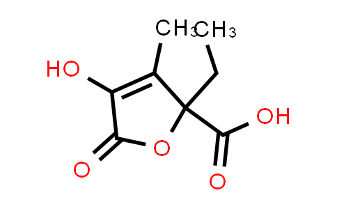 CAS No. 15023-81-1, 2-Ethyl-2,5-dihydro-4-hydroxy-3-methyl-5-oxo-2-furancarboxylic acid