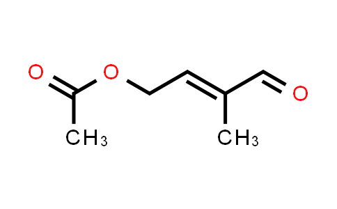 CAS No. 14918-80-0, 3-formylbut-2-enyl acetate