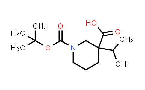 CAS No. 1363165-91-6, 1-Boc-3-isopropylpiperidine-3-carboxylic Acid