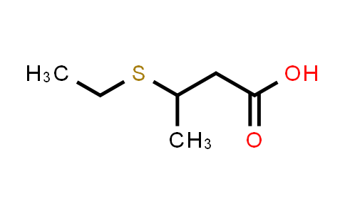 CAS No. 89534-40-7, 3-(Ethylsulfanyl)butanoic acid