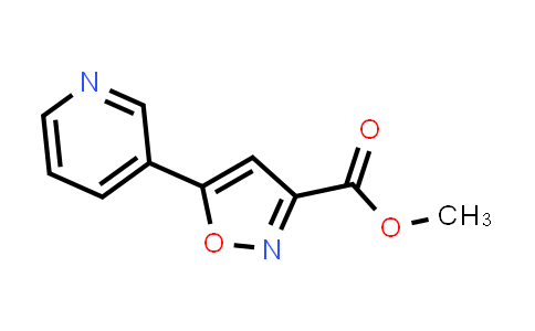 CAS No. 1375064-46-2, Methyl 5-(3-Pyridyl)isoxazole-3-carboxylate