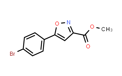 CAS No. 517870-15-4, METHYL 5-(4-BROMOPHENYL)ISOXAZOLE-3-CARBOXYLATE