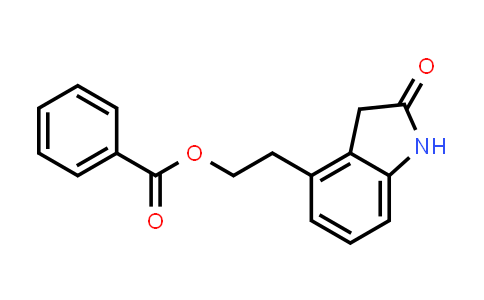 CAS No. 139122-18-2, 2-(2-oxoindolin-4-yl)ethyl benzoate