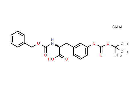 CAS No. 428874-19-5, (S)-2-(((benzyloxy)carbonyl)amino)-3-(3-((tert-butoxycarbonyl)oxy)phenyl)propanoic acid