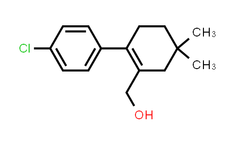 CAS No. 1027345-21-6, [2-(4-氯苯基)-5,5-二甲基环己-1-烯基]甲醇