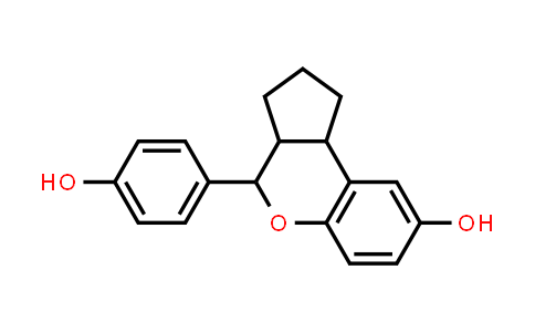 CAS No. 533884-10-5, 4-(4-hydroxyphenyl)-1,2,3,3a,4,9b-hexahydrocyclopenta[c]chromen-8-ol