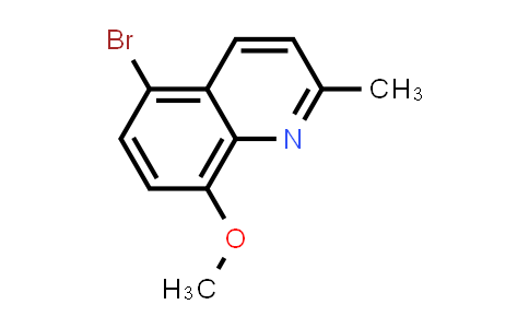 CAS No. 103862-55-1, 5-BROMO-8-METHOXY-2-METHYL-QUINOLINE