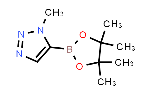 CAS No. 1047636-97-4, 1-Methyl-5-(4,4,5,5-tetramethyl-1,3,2-dioxaborolan-2-yl)-1H-1,2,3-triazole