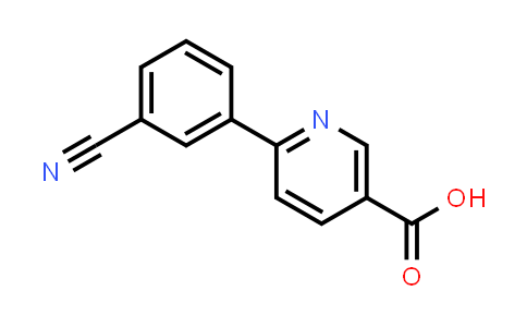 CAS No. 887975-97-5, 6-(3-Cyanophenyl)-nicotinic acid