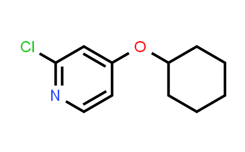CAS No. 945988-45-4, 2-Chloro-4-cyclohexyloxy-pyridine
