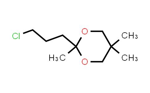 CAS No. 88128-57-8, 2-(3-chloropropyl)-2,5,5-trimethyl-1,3-dioxane