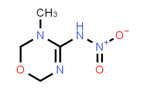 CAS No. 153719-38-1, 3,6-Dihydro-3-methyl-N-nitro-2H-1,3,5-oxadiazin-4-amine