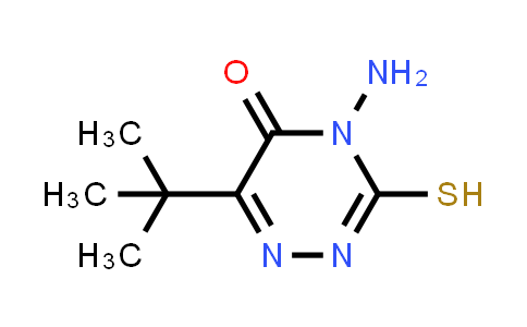 CAS No. 33509-43-2, 4-Amino-6-(tert-butyl)-3-mercapto-1,2,4-triazin-5(4H)-one