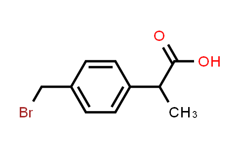 CAS No. 111128-12-2, 2-(4-Bromomethyl)phenylpropionic acid