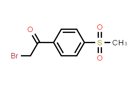 CAS No. 50413-24-6, 2-Bromo-1-[4-(methylsulfonyl)phenyl]-1-ethanone