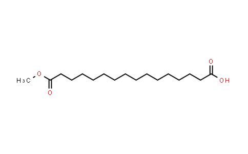CAS No. 18451-85-9, 16-Methoxy-16-oxohexadecanoic acid