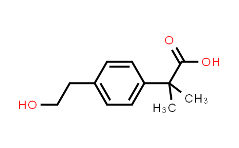 CAS No. 552301-45-8, 2-(4-(2-hydroxyethyl)phenyl)-2-Methylpropanoic acid