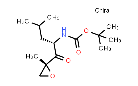CAS No. 247068-82-2, [(1S)-3-Methyl-1-[[(2R)-2-methyloxiranyl]carbonyl]butyl]carbamic acid 1,1-dimethylethyl ester