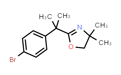 CAS No. 192775-97-6, 2-[2-(4-bromophenyl)propan-2-yl]-4,4-dimethyl-4,5-dihydro-1,3-oxazole