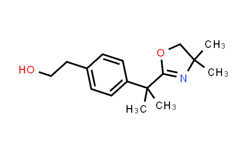CAS No. 361382-26-5, 2-[4-[1-(4,4-dimethyl-5H-oxazol-2-yl)-1-methyl-ethyl]phenyl]ethanol