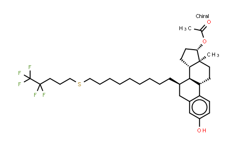 CAS No. 875573-69-6, (7α,17β)-7-[9-(4,4,5,5,5-pentafluoropentyl)sulfinyl]nonyl]estra-1,3,5(10)-triene-3-diol-17oxyethyl