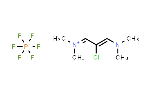 CAS No. 291756-76-8, N-[(2Z)-2-chloro-3-(dimethylamino)prop-2-en-1-ylidene]-N-methylmethanaminium hexafluorophosphate