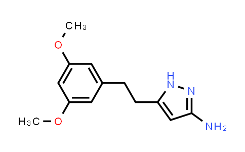 CAS No. 1000895-53-3, 5-[2-(3,5-Dimethoxyphenyl)ethyl]-1H-pyrazole-3-amine