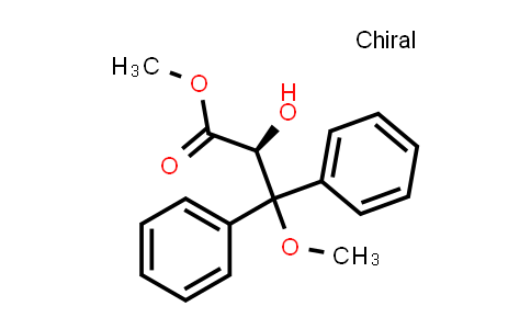 CAS No. 177036-78-1, (S)-2-Hydroxy-3-methoxy-3,3-diphenylpropionic acid methyl ester