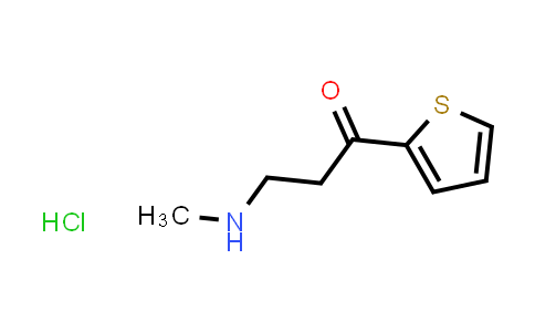 CAS No. 645411-16-1, 1-Propanone, 3-(methylamino)-1-(2-thienyl)-, hydrochloride