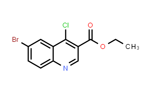 CAS No. 206257-39-8, Ethyl 6-bromo-4-chloroquinoline-3-carboxylate