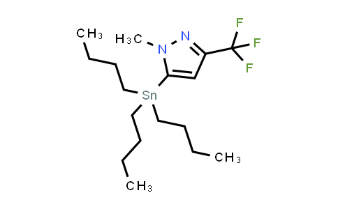 CAS No. 191606-78-7, 1-Methyl-5-(tributylstannyl)-3-(trifluoromethyl)-1H-pyrazole