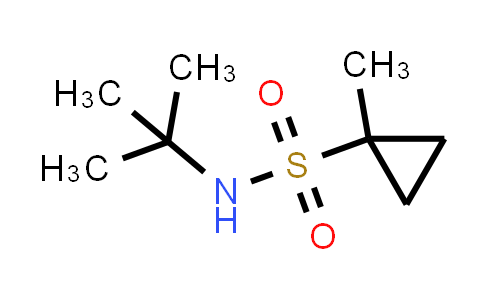 CAS No. 669008-25-7, N-tert-Butyl-1-methylcyclopropane-1-sulfonamide