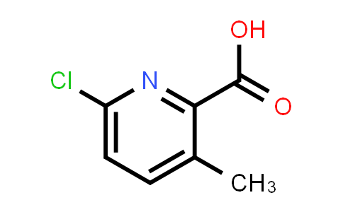 CAS No. 1201924-32-4, 2-Pyridinecarboxylic acid, 6-chloro-3-methyl-