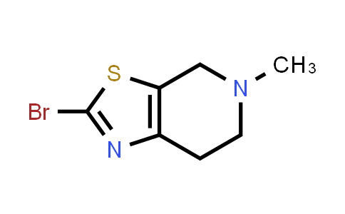 CAS No. 143150-92-9, Thiazolo[5,4-c]pyridine, 2-bromo-4,5,6,7-tetrahydro-5-methyl-