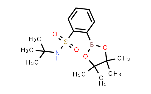 CAS No. 1260231-89-7, 2-(tert-butylamino)sulfonyl-phenylboronic acid pinacol ester