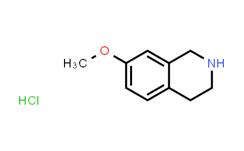 CAS No. 1745-05-7, 7-methoxy-1,2,3,4-tetrahydroisoquinoline hydrochloride