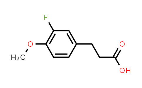 CAS No. 69888-90-0, 3-(3-fluoro-4-methoxyphenyl)propionic acid