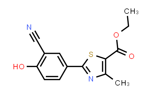 CAS No. 161798-02-3, Ethyl 2-(3-cyano-4-hydroxyphenyl)-4-methylthiazole-5-carboxylate