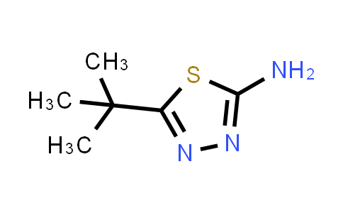 CAS No. 39222-73-6, 5-tert-butyl-1,3,4-thiadiazol-2-amine
