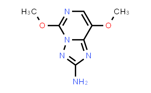 CAS No. 219715-62-5, 5,8-Dimethoxy-[1,2,4]triazolo[1,5-c]pyrimidin-2-amine