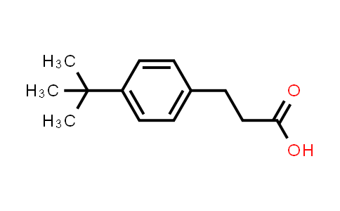 CAS No. 1208-64-6, 3-(4-TERT-BUTYL-PHENYL)-PROPIONIC ACID