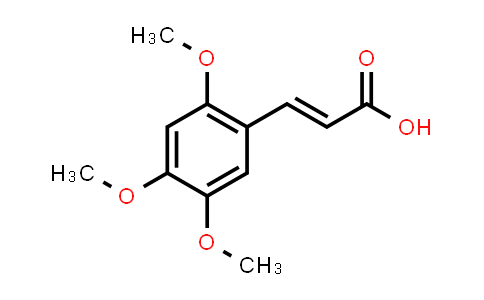 CAS No. 24160-53-0, trans-2,4,5-Trimethoxycinnamic acid