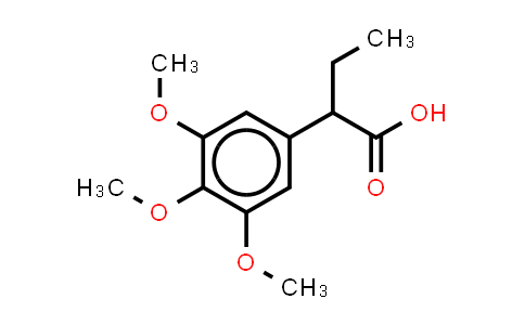 CAS No. 195202-06-3, 2-(3,4,5-trimethoxyphenyl)-butanolic acid